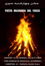 fiesta del fuego, madrid