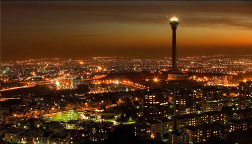 Tehran en noche