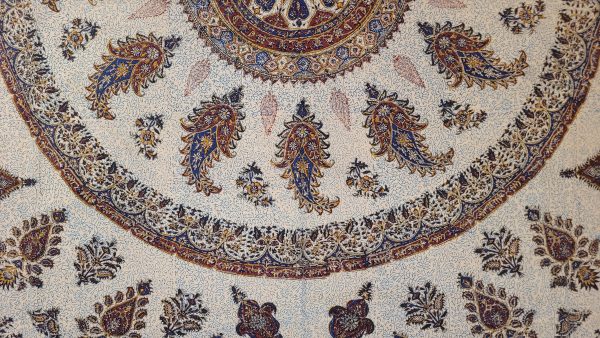 Algodón Estampado, 220 cm x 280 cm, Ghalamkar; Mantel, Tapiz, Cubrecama, Cubresofá