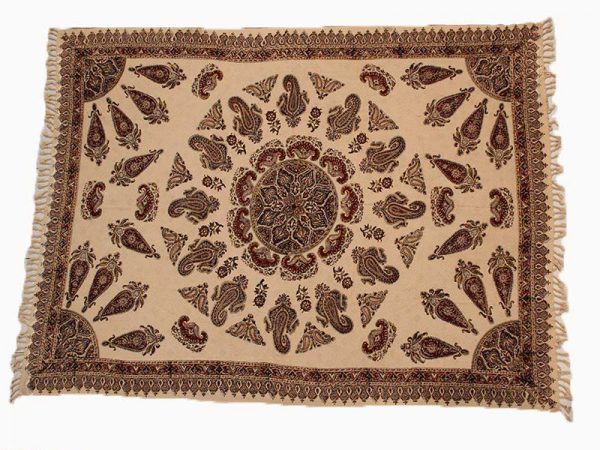 Algodón Estampado, 200 cm x 135 cm, Ghalamkar; Mantel, Tapiz, Cubrecama, Cubresofá