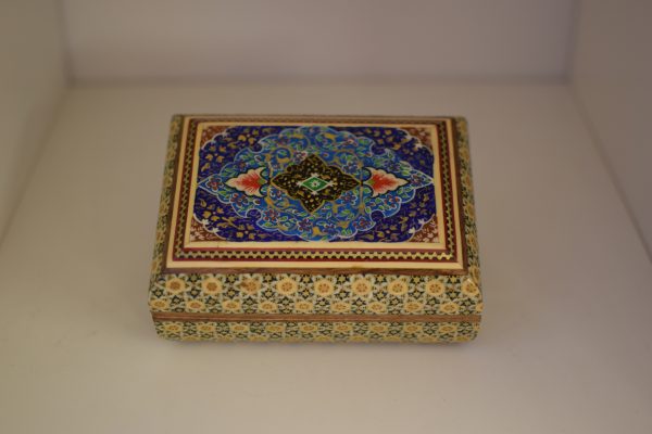 Caja Khatamkari - 14 CM