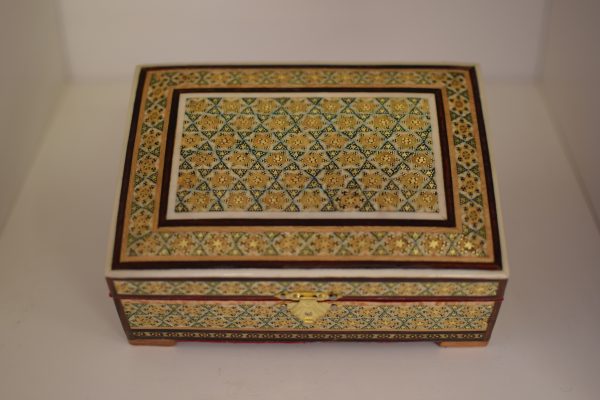 Caja Khatamkari - 17 CM
