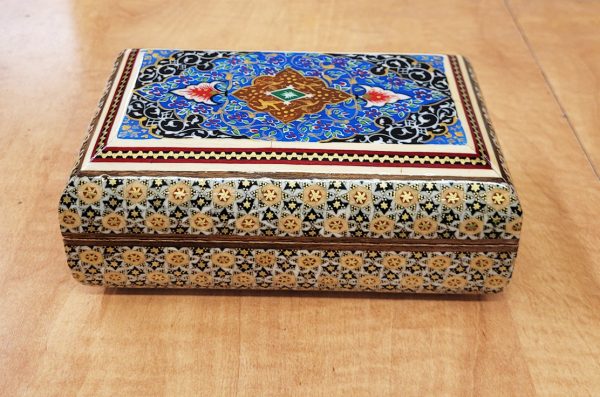 Caja Khatamkari - 16 CM