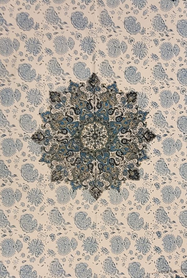 Algodón Estampado, 135 cm x 200 cm, Ghalamkar; Mantel, Tapiz, Cubrecama, Cubresofá - Imagen 2