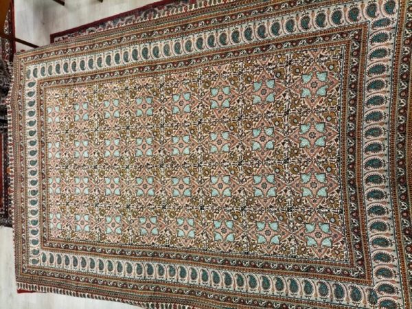 Algodón Estampado, 135 cm x 200 cm, Ghalamkar; Mantel, Tapiz, Cubrecama, Cubresofá