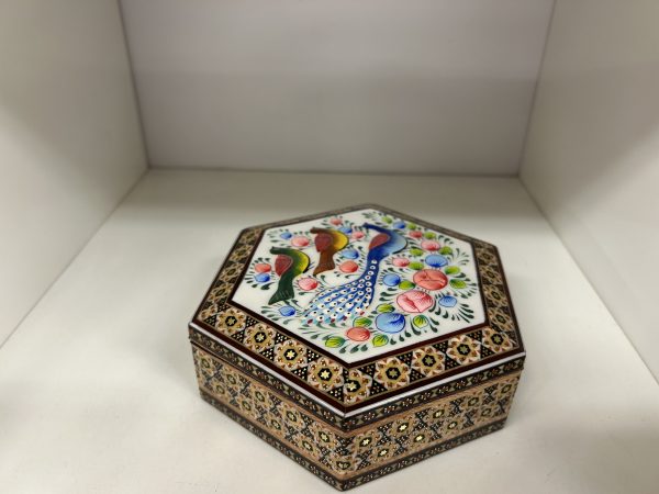 Caja Khatamkari – 15 CM