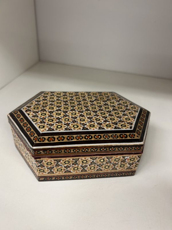 Caja Khatamkari – 15 CM