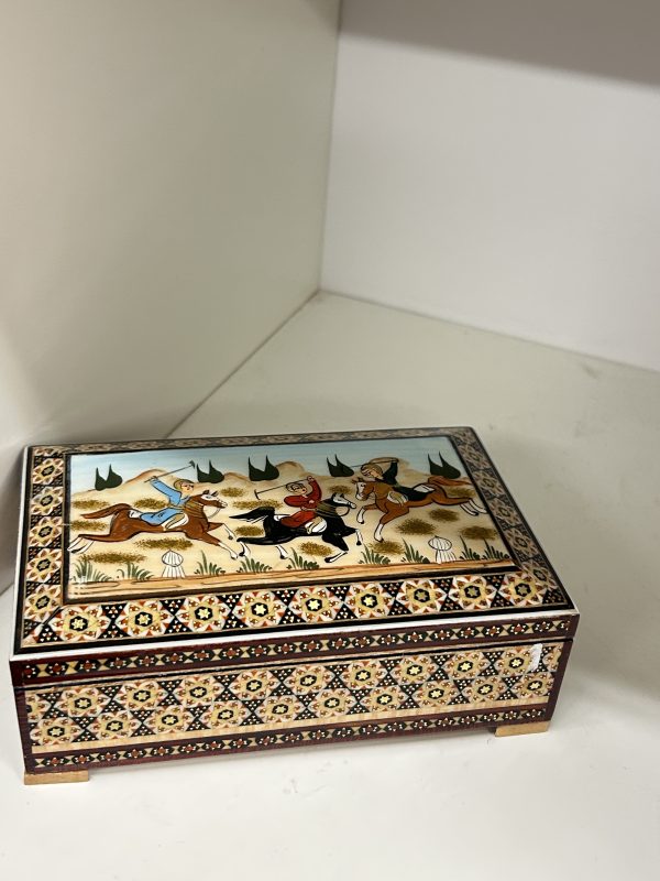 Caja Khatamkari – 19 CM