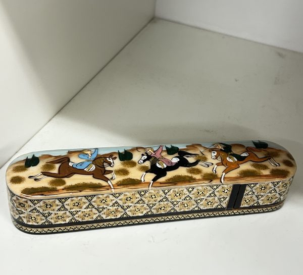 Caja Khatamkari – 18 CM