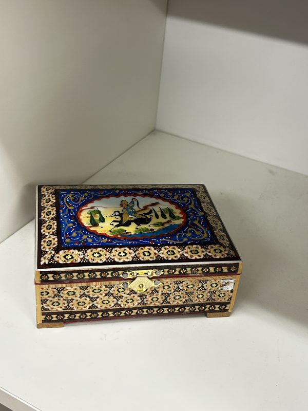 Caja Khatamkari – 13 CM